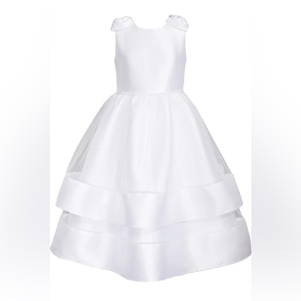 WORN ONCE  for a few hours. First Communion or bridal party dress.